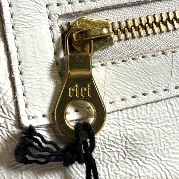 Jas M.B. London White Leather Shoulder and Tote Purse Large - Picture 7 of 16